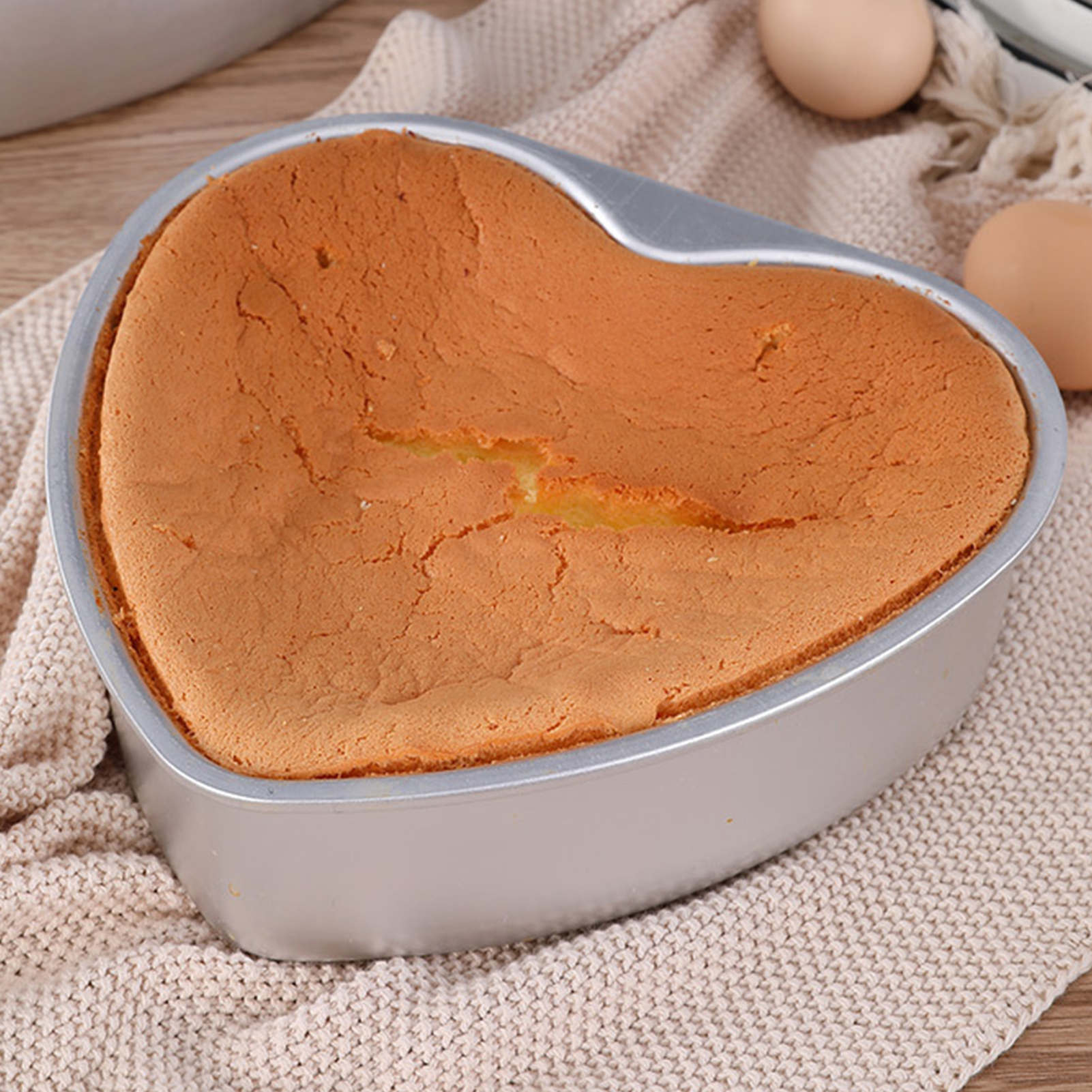 ハート型ケーキ型ベーキングツール腐食防止頑丈な食品グレードの型パンケーキクッキー使用に使用
