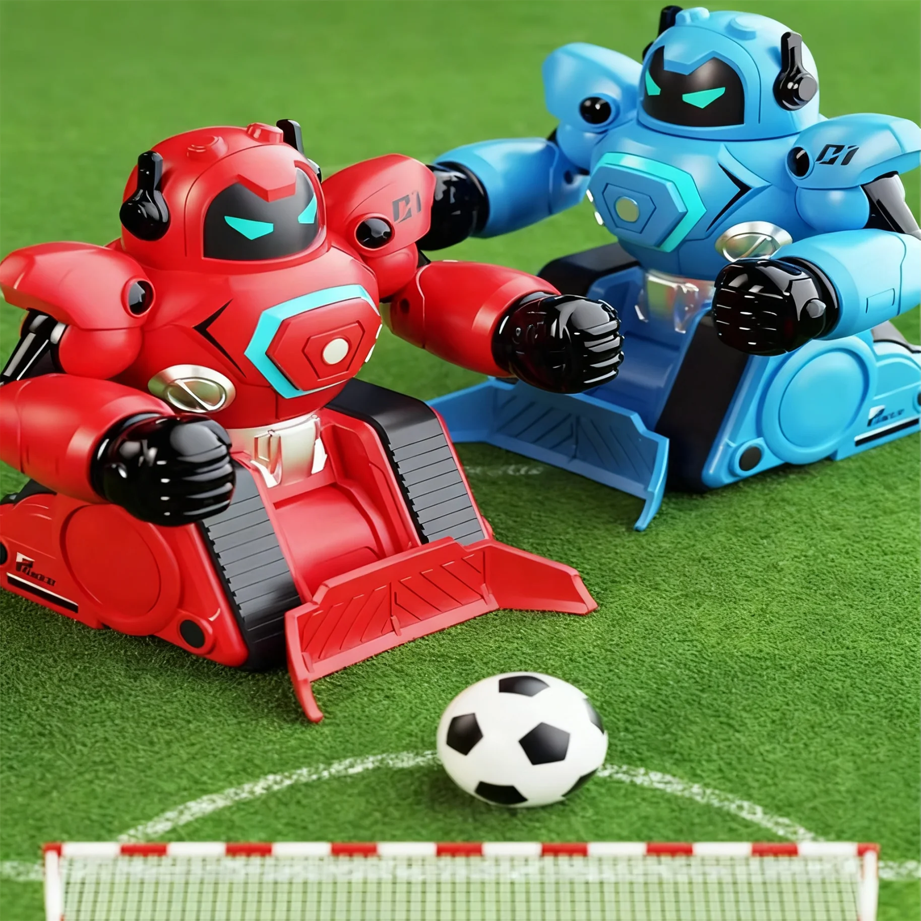 JJRC RCロボットボクシングサッカーリモコンロボットダブルバトルサッカーロボット親子インタラクティブゲームクリスマスギフト