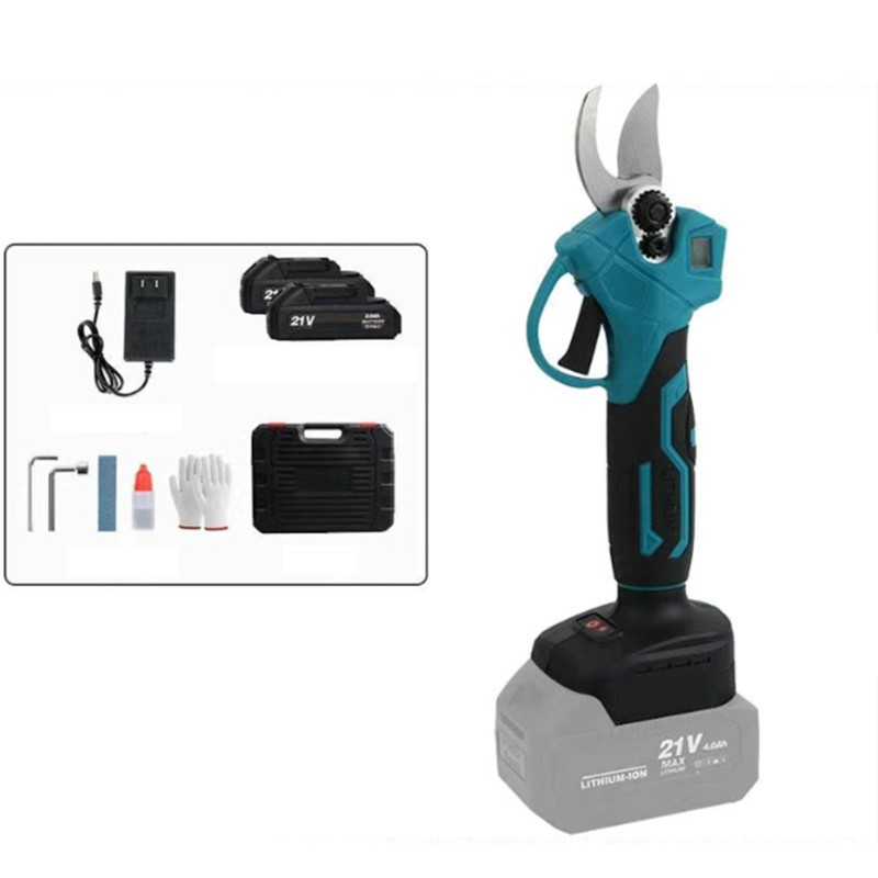 CHCH コードレス剪定ばさみ 800 ワット電動庭鋏 6000 Mah バッテリー付き 30 ミリメートル切断直径ガーデニングや植物ケア EU プラグ
