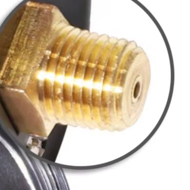 バックマウント 4Bar 0-60PSI 1/4 インチ プール フィルター圧力計、大きな読みやすいダイヤル付き Pentair および Jandy システムと互換性あり