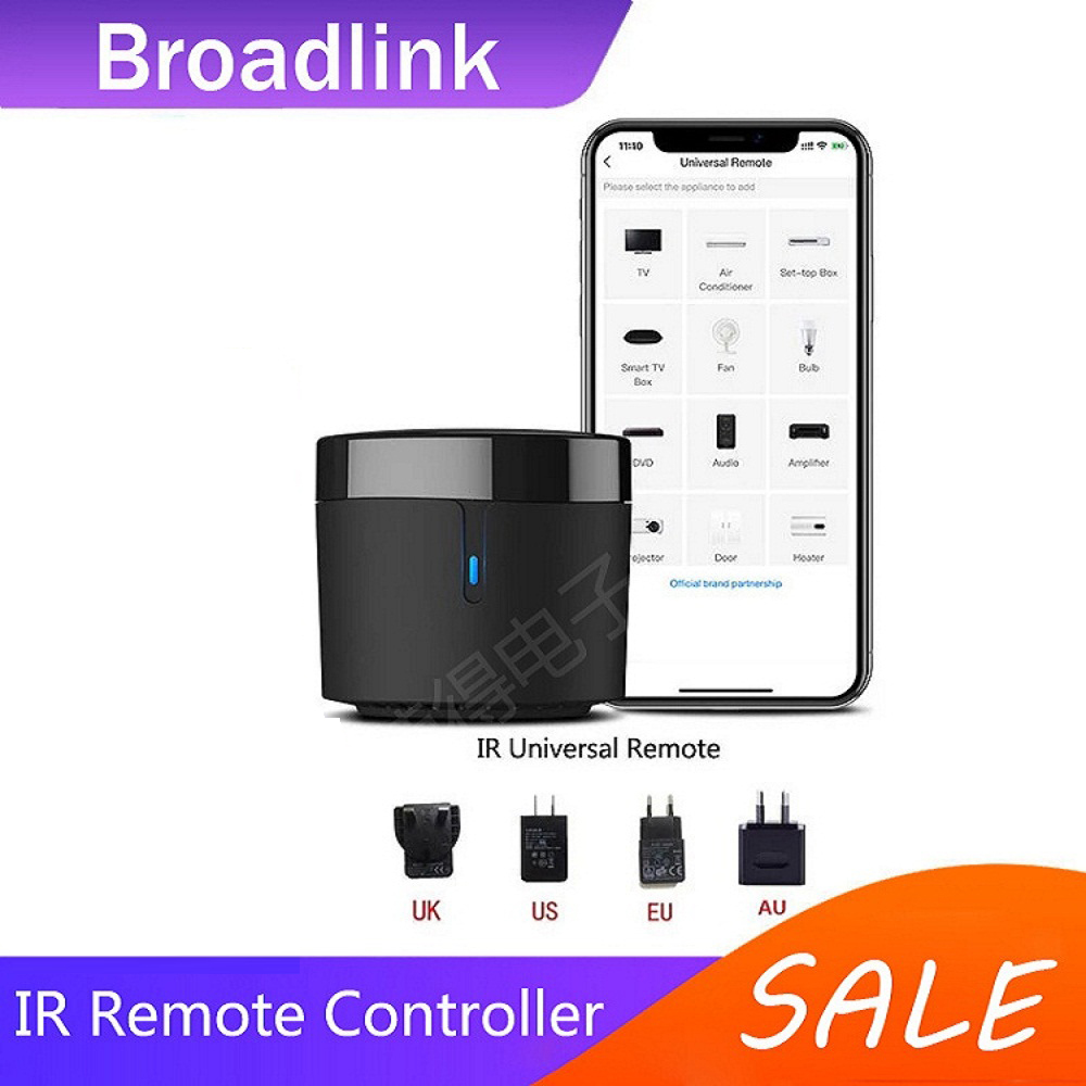 Broadlink RM4 mini WiFi IR リモコン AC/TV ボックス用 Alexa USB アダプターと連携