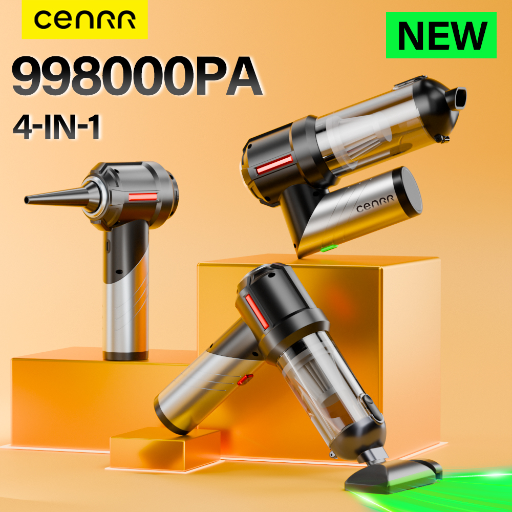CENRR 998000PA 車の掃除機コードレス強力なミニポータブル掃除機家庭用電化製品ハンドヘルド送風機車のクリーナー