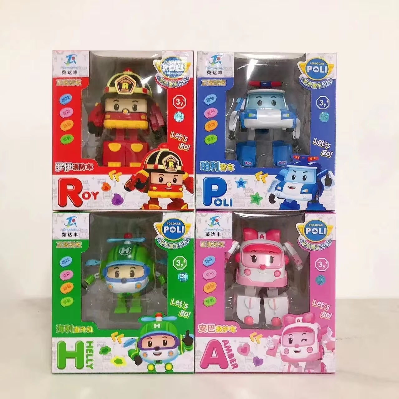 Poli Car Transformation Vehicle Robot Toy Action Figure Robot Toys Bus Cartoon Kid Toy Birthday Children Gifts