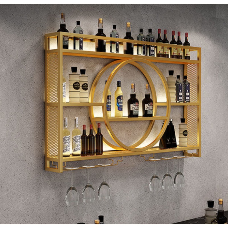 自立高級ワインラック壁掛けディスプレイ酒屋大型家の装飾バー家具モダンな収納ラックリビング