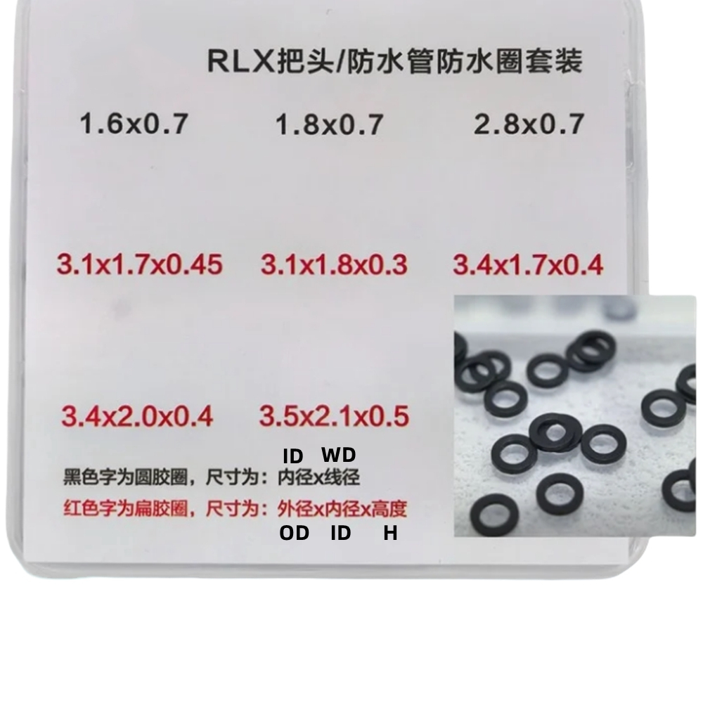 240 個 8 モデル時計クラウン防水ガスケットワッシャー O リングシール RLX 用