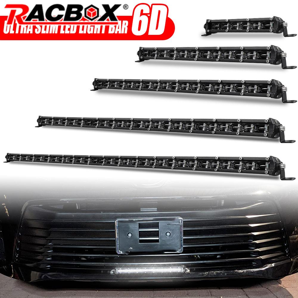6D LED ライトバー 7 ''13'' 20'' 26'' 32 インチオフロードスリム Led バー自動運転ライトフォグランプ Niva Lada 4x4 SUV ATV 12 V 24 V