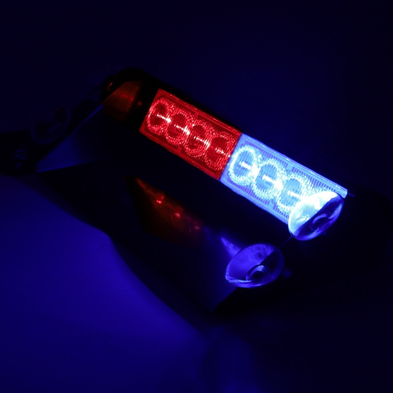 8LED 緊急 LED ストロボライト警察車のトラック赤青アンバー白 LED フラッシャービーコン警告ランプ車のライトアセンブリ