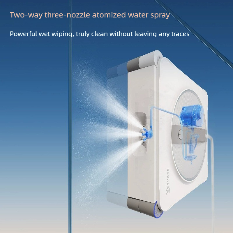 ECOVACS W2S PLUS 窓掃除ロボット多機能自動電動窓ガラスクリーナースマート掃除機