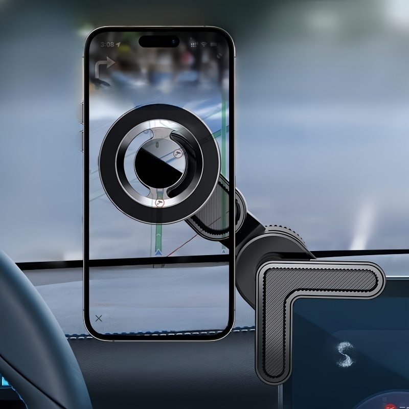 ユニバーサル磁気電話ホルダー車のディスプレイ画面用 360 度回転強力な磁石カーマウント iPhone 15 MagSafe Xiaomi