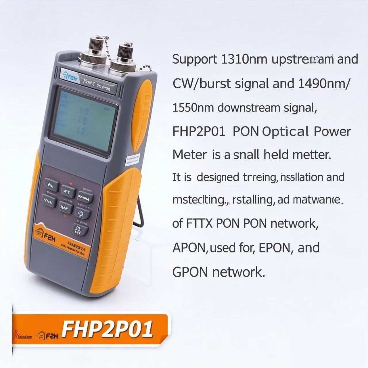 Grandway FHP2P01 PON パワーメーター光ファイバー FTTH 1310/1490/1550nm