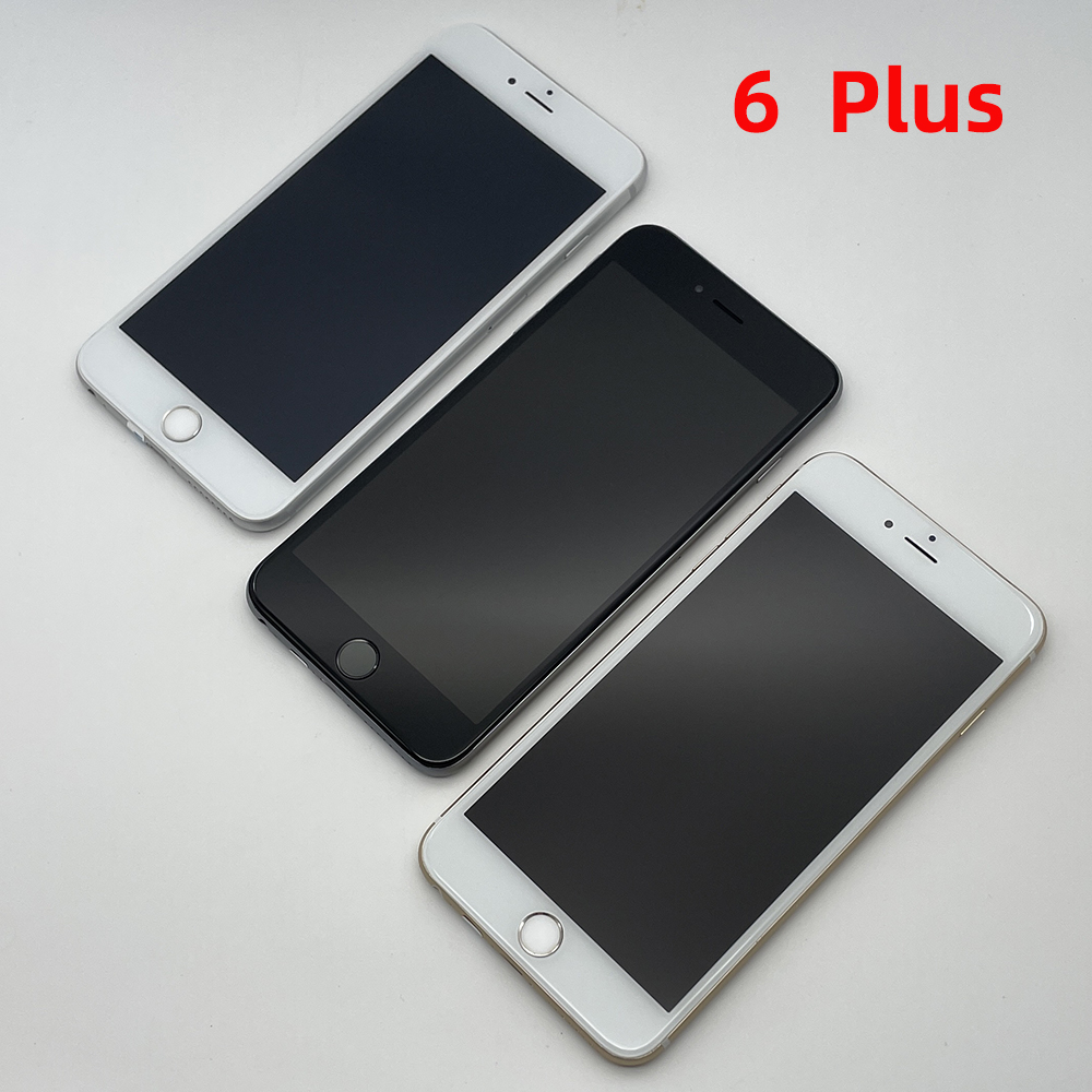 オリジナル Apple iPhone 6 プラス 6P 4G LTE 携帯電話 5.5 "16/64/128 ギガバイト ROM 8MP カメラ IOS ロック解除指紋携帯電話