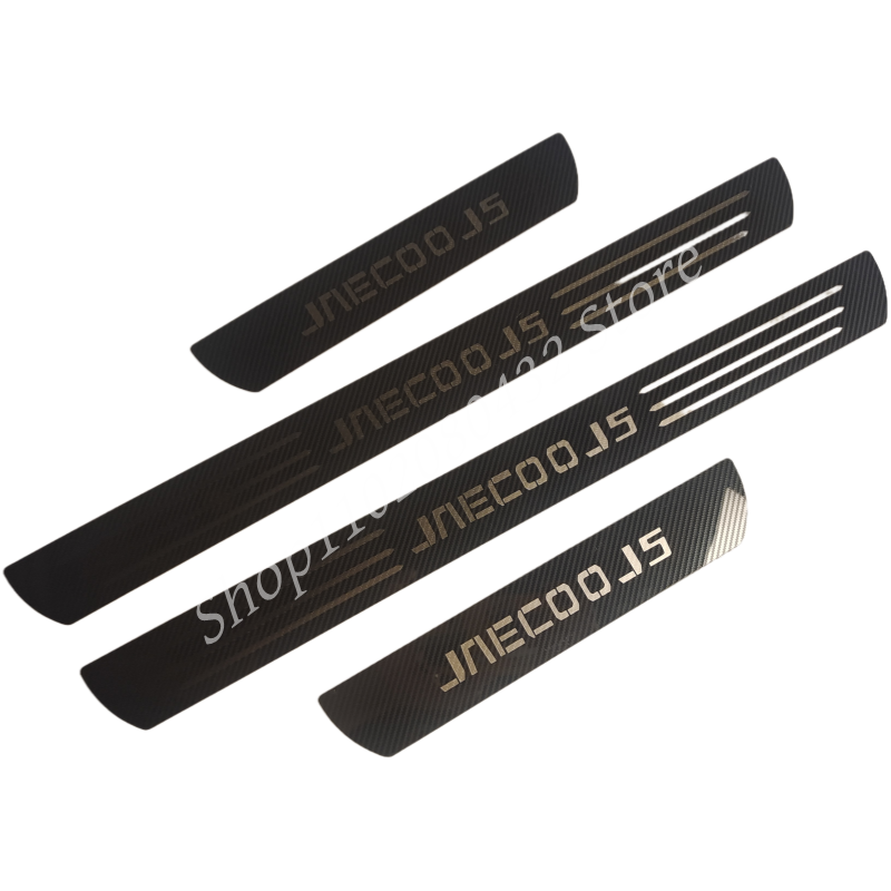 奇瑞 JAECOO J5 2024 2025 ドアシルスカッフプレートトリムステンレス鋼キックペダルシルプロテクターカースタイリングアクセサリー