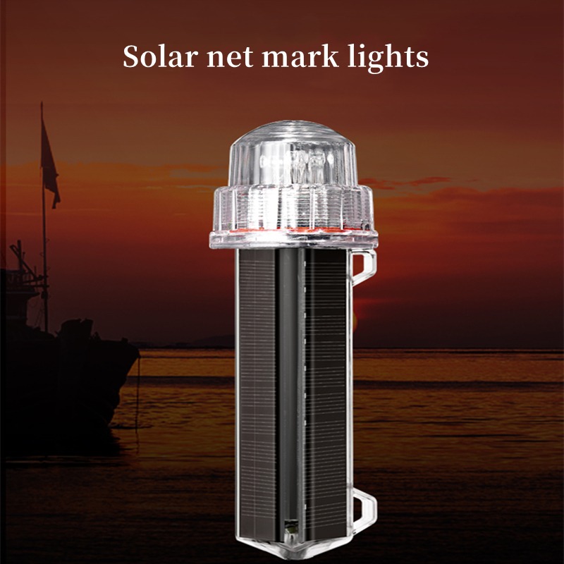 太陽光発電 IP7X 防水ネットマーク/位置点滅海洋信号灯フラッシュボートライト警告フローティング魚雷灯 CE