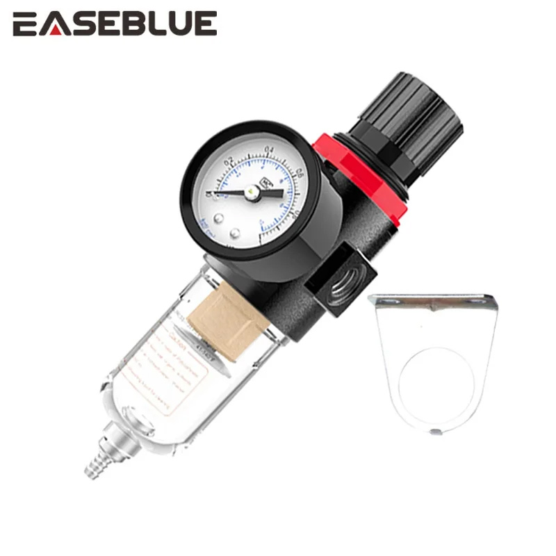 AFR-2000 1/4 Pneumatic Filter AFR2000 Filter Regulator Air Treatment Unit Pressure Switches Gauge For Compressor with Fitting