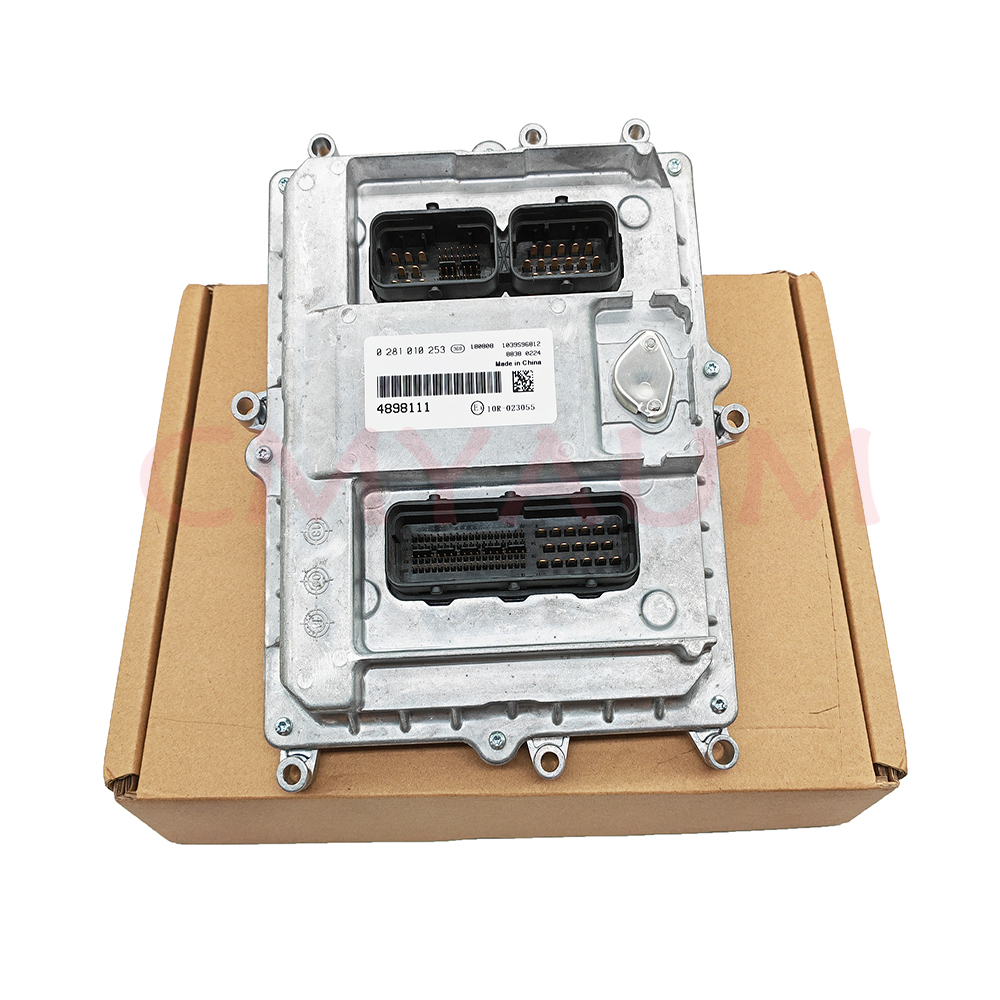 0281010253 オリジナル新エンジン ECU ECM 4898111 カミンズ ISBE5 Iveco EuroCargo 120E Euro4 ディーゼルトラックエンジン制御ユニット
