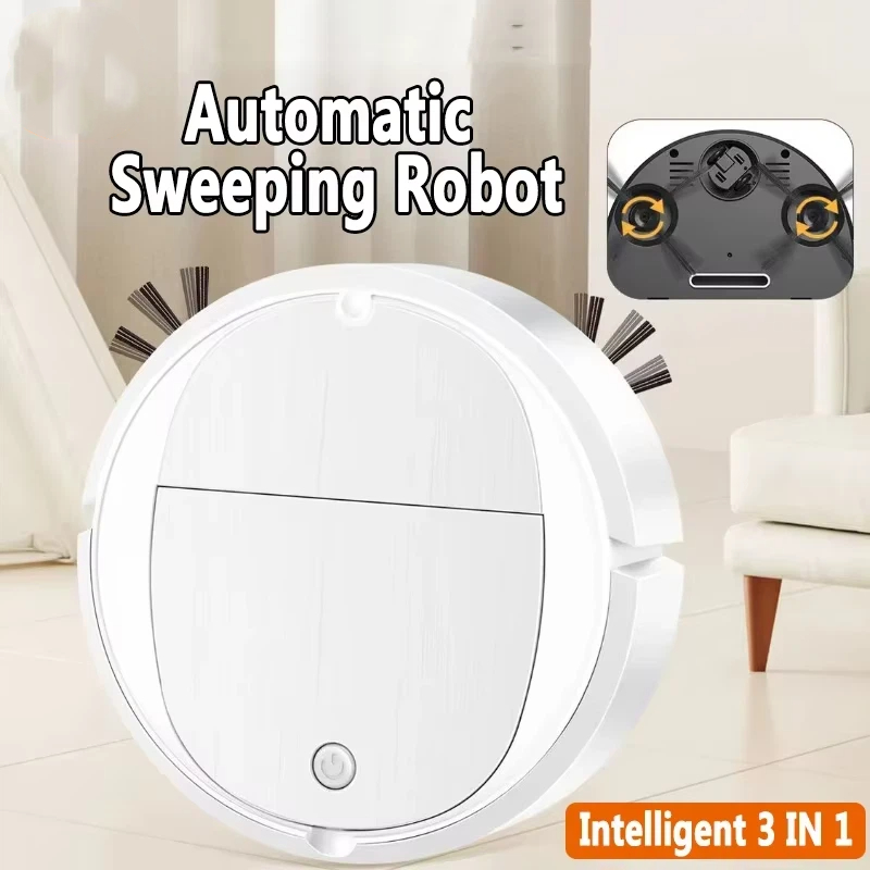 自動掃除ロボットポータブルミニ家庭用ロボット掃除機USB充電式乾湿両用スリーインワン掃除機