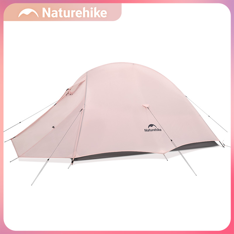 Naturehike CloudUp ベーステント 1/2 人超軽量トレッキングテント屋外キャンプハイキングポータブルピンク/ブルーカラーテント 2026 新