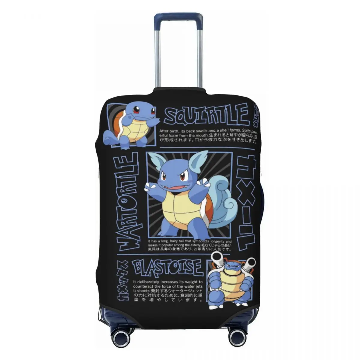 弾性荷物カバー P-Pikachizer 18-32 インチのスーツケース用防塵洗えるアンチスクラッチトラベルアクセサリー航空ロードトリップ用