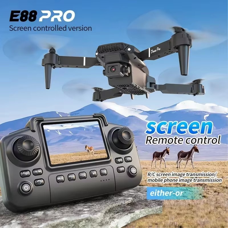 2026 新オリジナル E88 空気画面制御照明ミニドローン 4 18K Untal 2 カメラオプティカルフローリモコン Xiaomi