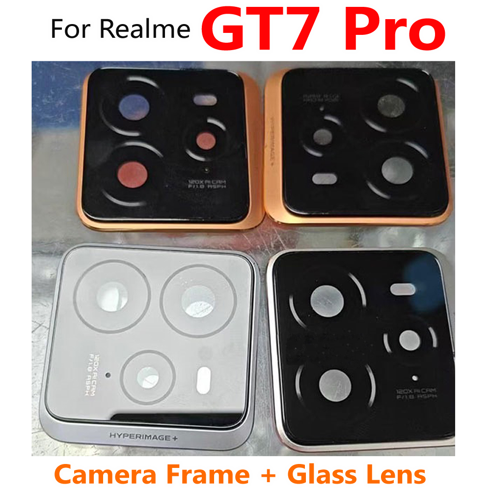 最高グレード AAA カメラフレームガラスレンズ Realme GT7 Pro GT 7 Pro GT 7Pro バックカメラレンズカバースマートフォン Replac 修理部品
