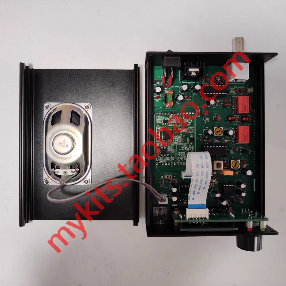 DIY 航空ラジオ R60 FM 88-108MHz エアバンド 118-136MHz 受信機航空ラジオ PLL 二次周波数変換金属ケース