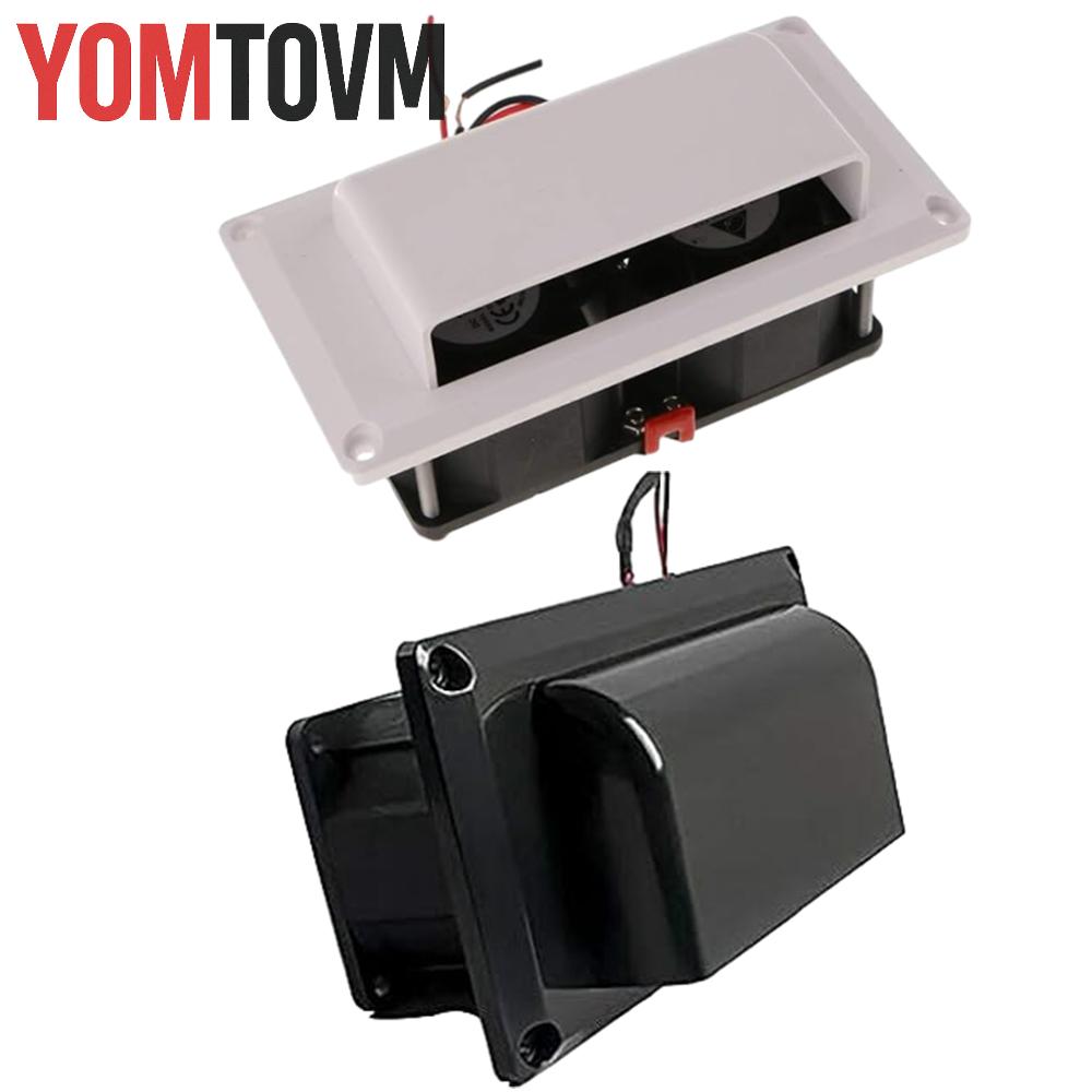 1pc 12V サイドマウント排気ファンホワイト RV 変更部品 011071 RV キャンピングカーキャラバン室内空気循環用