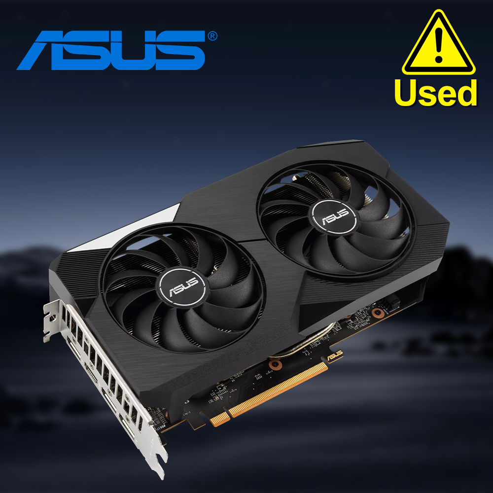 ASUS Dual Radeon RX 6600XT 8G GDDR6 1×HDMI 3×DisplayPort 8ピン