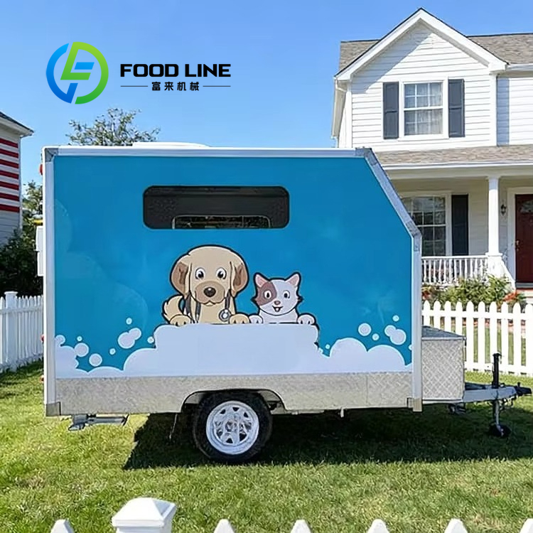 多機能ペットケアトレーラーオールインワンモバイルスペース犬のグルーミングヘルスケア一時的な休息とツールの保管