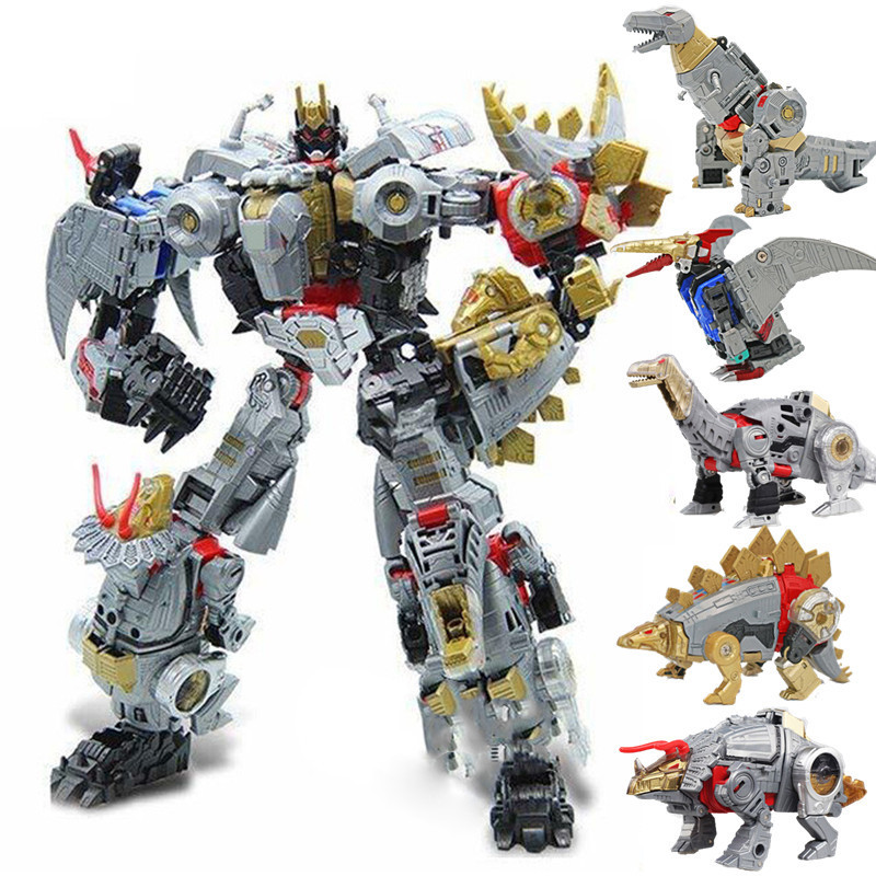在庫あり BMB 新 5 で 1 変換特大 40 センチメートル恐竜模型玩具アニメ KO G1 デバステーターアクションフィギュア結合キッドボーイ