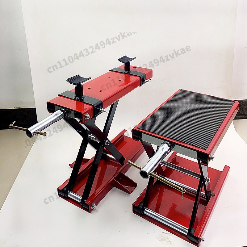 500 キロオートバイリフトテーブルジャッククレーン修理ステーションセンターシザーリフトワークショップワークベンチバイクメンテナンス用
