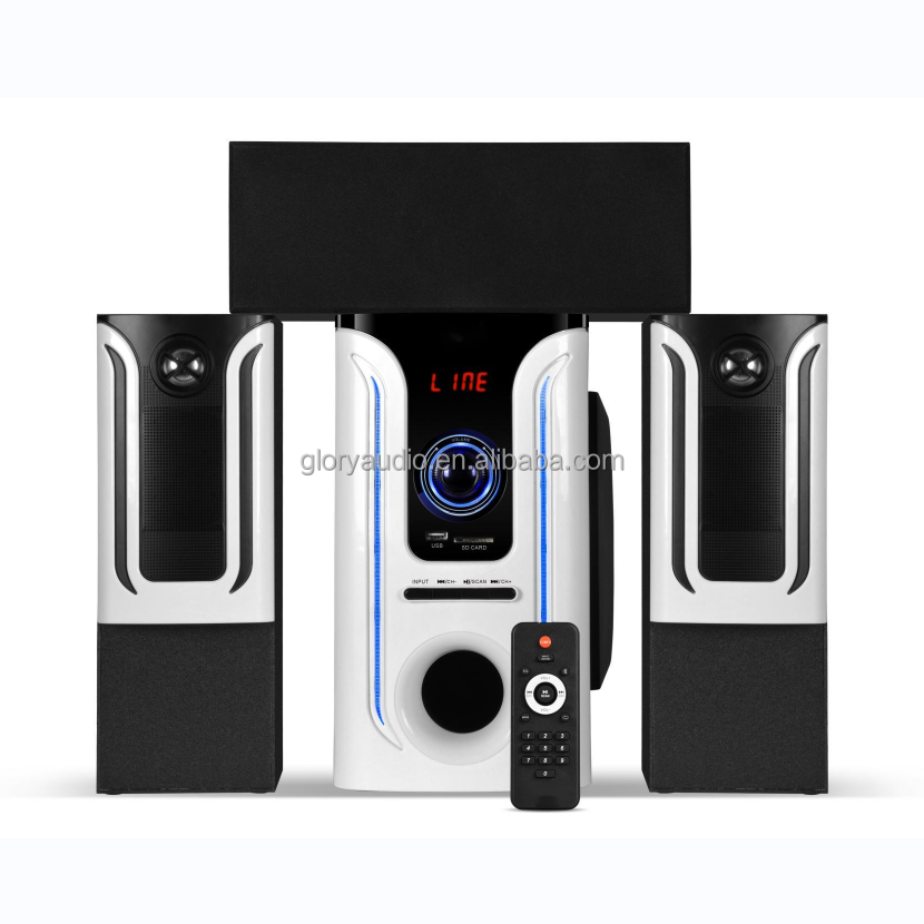 3.1 CH 人気デザインのホーム シアター システム、USB インターフェイス Hi-Fi ステレオ サブウーファー & マルチメディア スピーカー