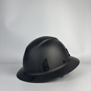HBC建築安全認証 ヘルメットデザイン フルブリム カーボンファイバー製ヘルメット 男性用 カスコス 建築用ヘルメット