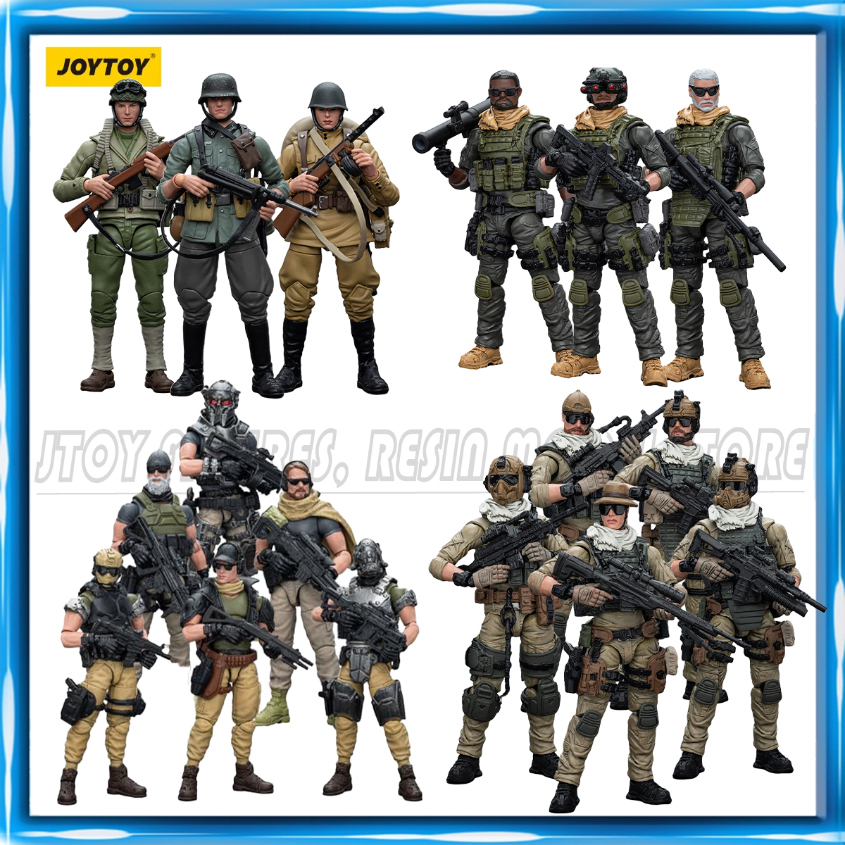 [在庫あり] JOYTOY 1/18 アクションフィギュア軍事武装シリーズアニメフィギュアおもちゃ