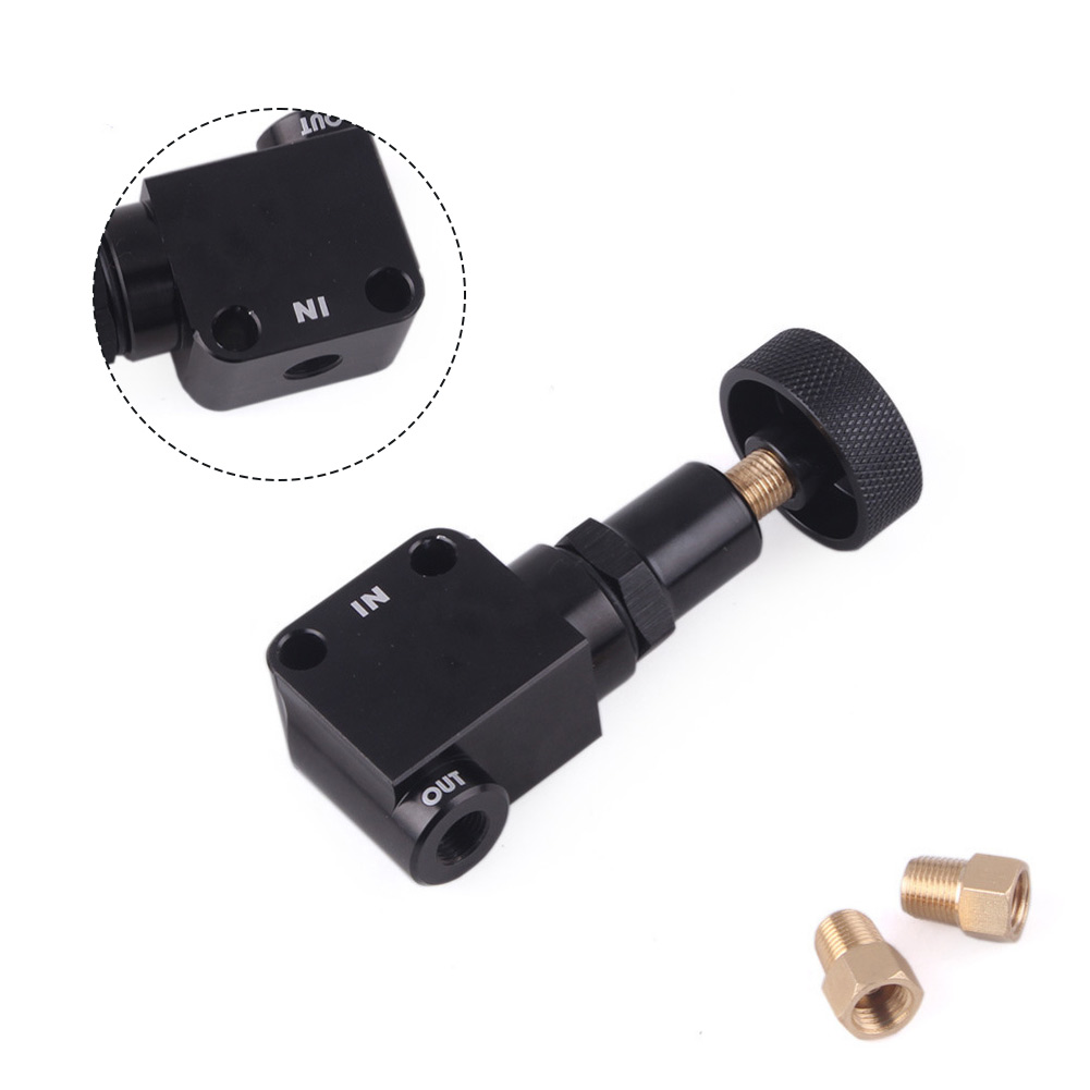 車の改造部品ブレーキプロポーショニングバルブ圧力レギュレータブレーキ分配バルブ圧力レギュレータネジノブタイプ