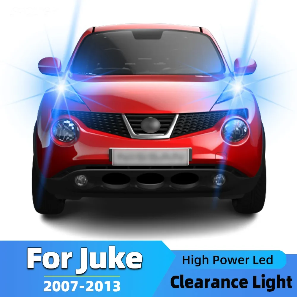 2 個 LED パーキングライト日産ジューク F15 アクセサリー 2010 2011 2012 2013 クリアランスランプ
