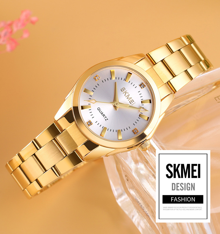 Skmei 2020 高級時計女性ローズゴールド美しい Relojes De Mujer