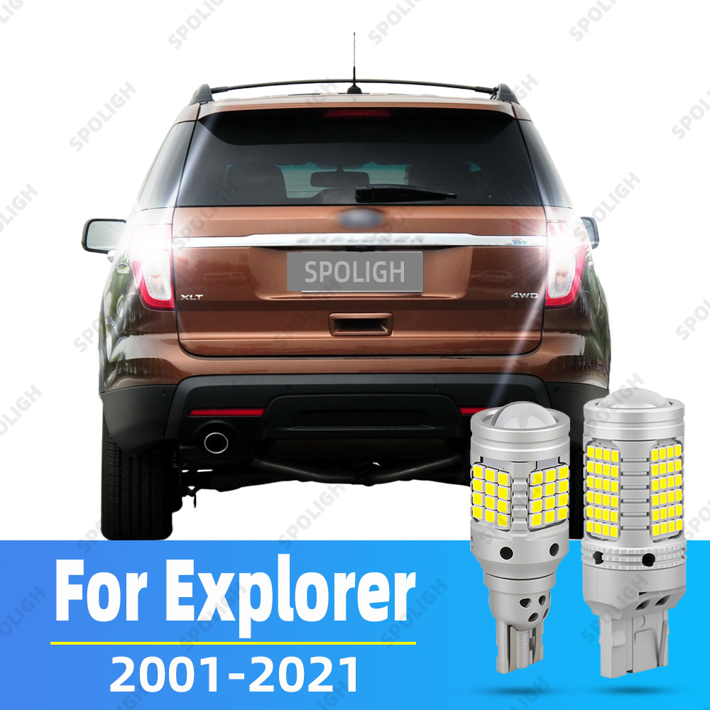 2 個 Canbus フォードエクスプローラー 2000-2013 2014 2015 2016 2017 2018 2019 2020 2021 LED バックアップバックアップリバース電球エラーフリー