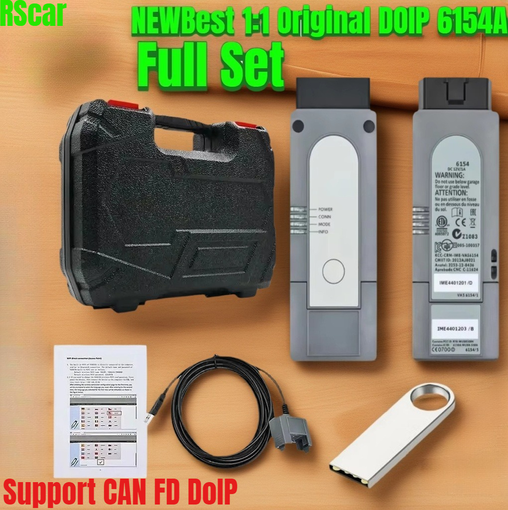 NEWBest ForODIS6154A オリジナル DOIP S V24 E18 サポート CAN FD DoIP オリジナルドライバーカバーフル機能 ForVAG OBD2 診断ツール