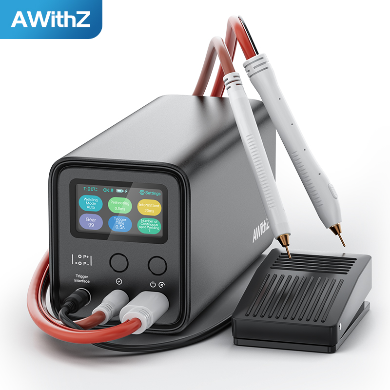 AWithZ UF20B 新しい Farah コンデンサスポット溶接機強力はんだ 0.4 ミリメートルはんだ付け可能な銅電話マザーボード PCB 修理