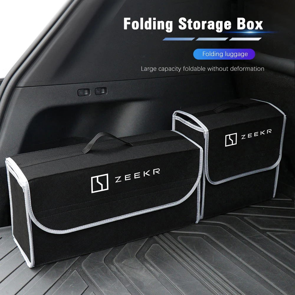 車のトランクオーガナイザーボックス大容量折りたたみ収納袋アクセサリー Zeekr 001 ミックス 009 007 Zeekr X 7X