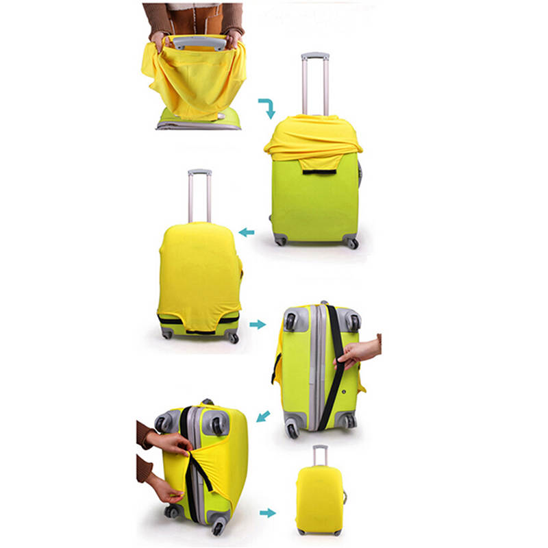 荷物スーツケース保護カバー旅行ストレッチダストカバー旅行アクセサリー荷物用品荷物カバープロテクター