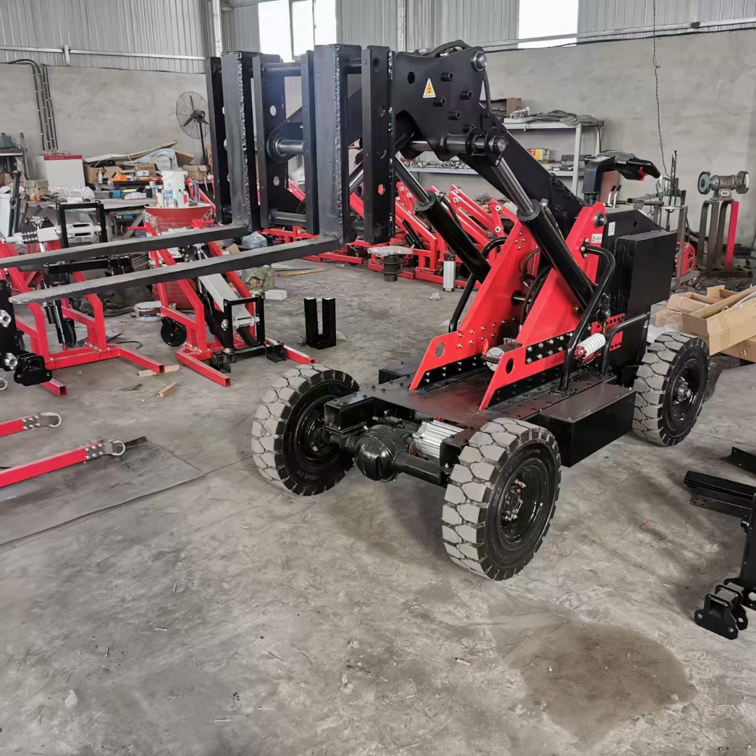 ベストプライス中古 1.5T 電動フォークリフト伸縮式パレットトラック 6 メートルの持ち上げ高さ小規模産業フォークリフト用