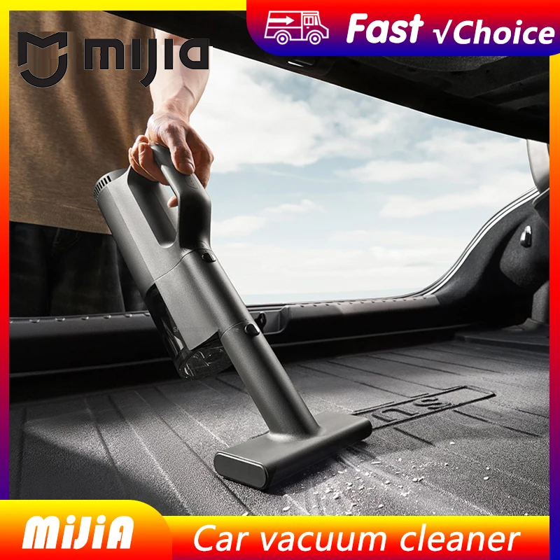 Mijia 車の掃除機 MJXCQ01QW 21kPa 吸引 150mL ダストカップ 2400mAh バッテリー洗えるフィルター要素車のクリーニング用