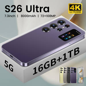 大人気の正規品 S26 Ultra 7.3インチ 顔認証ロック解除対応 10コア 16GB RAM 1TB ストレージ 5G スマートフォン