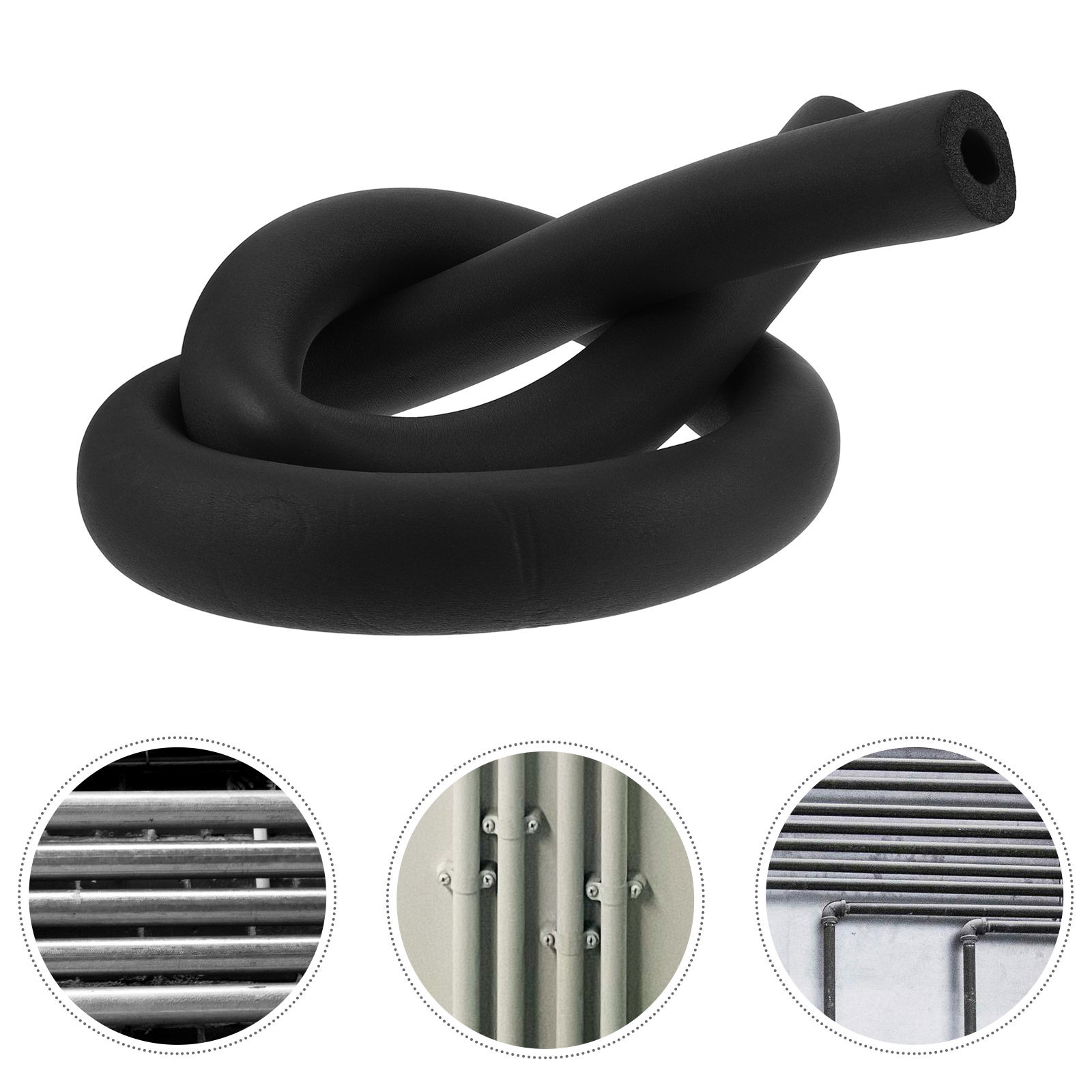 Flexible Fire Resistant Soundproof Foam Pipe Insulation Sleeves for Hot Water Hvac Copper Pipes Outdoor Indoor Use Water Pipe
