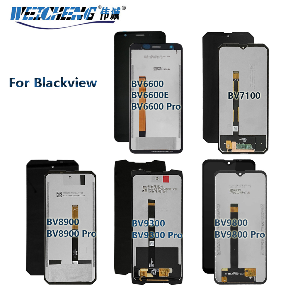 Lcd ディスプレイタッチスクリーンデジタイザ Blackview BV9800 BV7100 BV7200 BV8100 BV8800 BV8900 液晶 BV9100 BV9200 BV9300 プロ BV9500