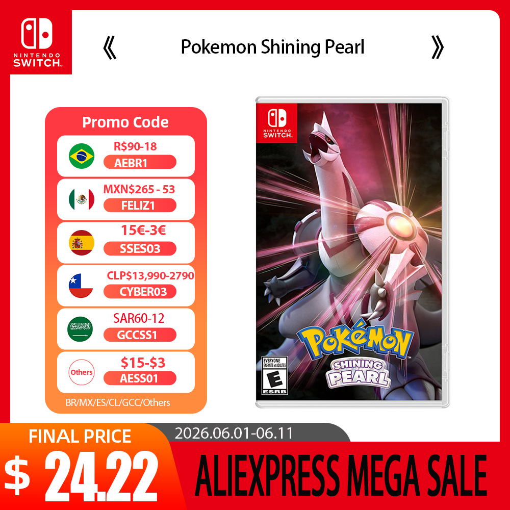 ポケモン シャイニング パール - Nintendo Switch ゲーム セール 100% 公式オリジナル物理ゲームカード アドベンチャー ジャンル (Switch OLED 用)