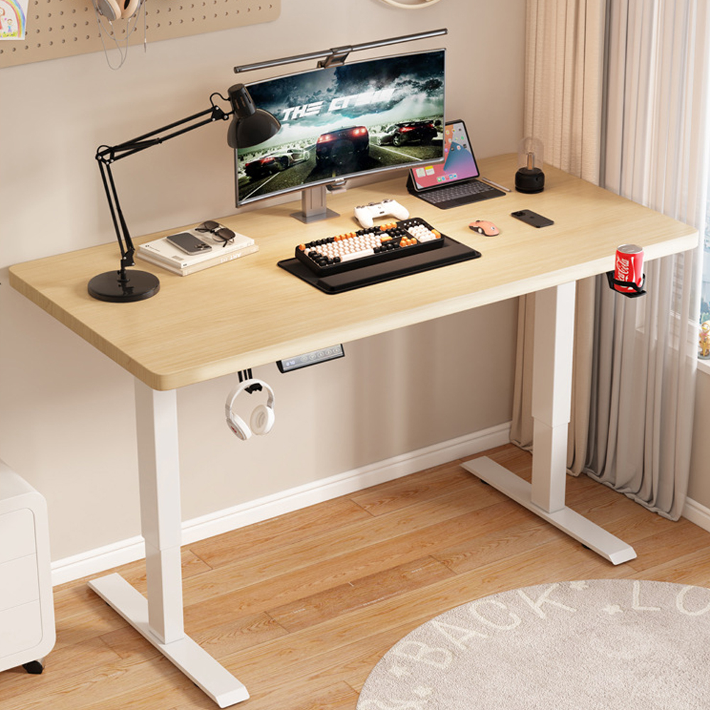 高さ調節可能なデスクモーション電動スタンドアップダウンコンピュータテーブルモダンリフト電動ゲームデスクトップホームオフィスデスク用