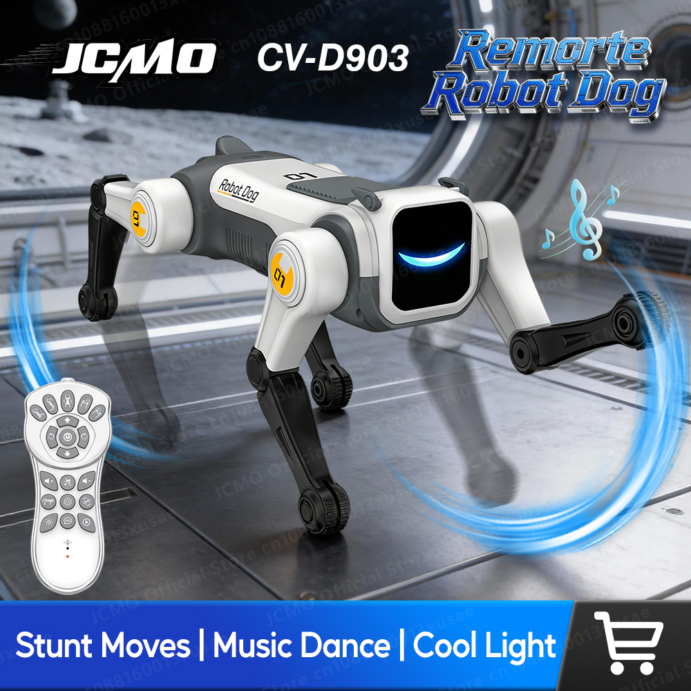 JCMO インテリジェント AI RC ロボット犬音声対話マジックスタントフリップ移動歌ダンススマートマシン犬子供のおもちゃのための新しい