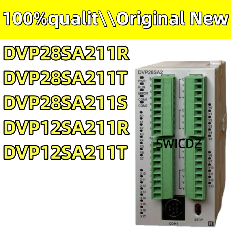 100% 新しいオリジナル DVP-SA2 シリーズ PLC DVP28SA211R DVP28SA211T DVP28SA211S DVP12SA211R DVP12SA211T プログラマブル コントローラ モジュール